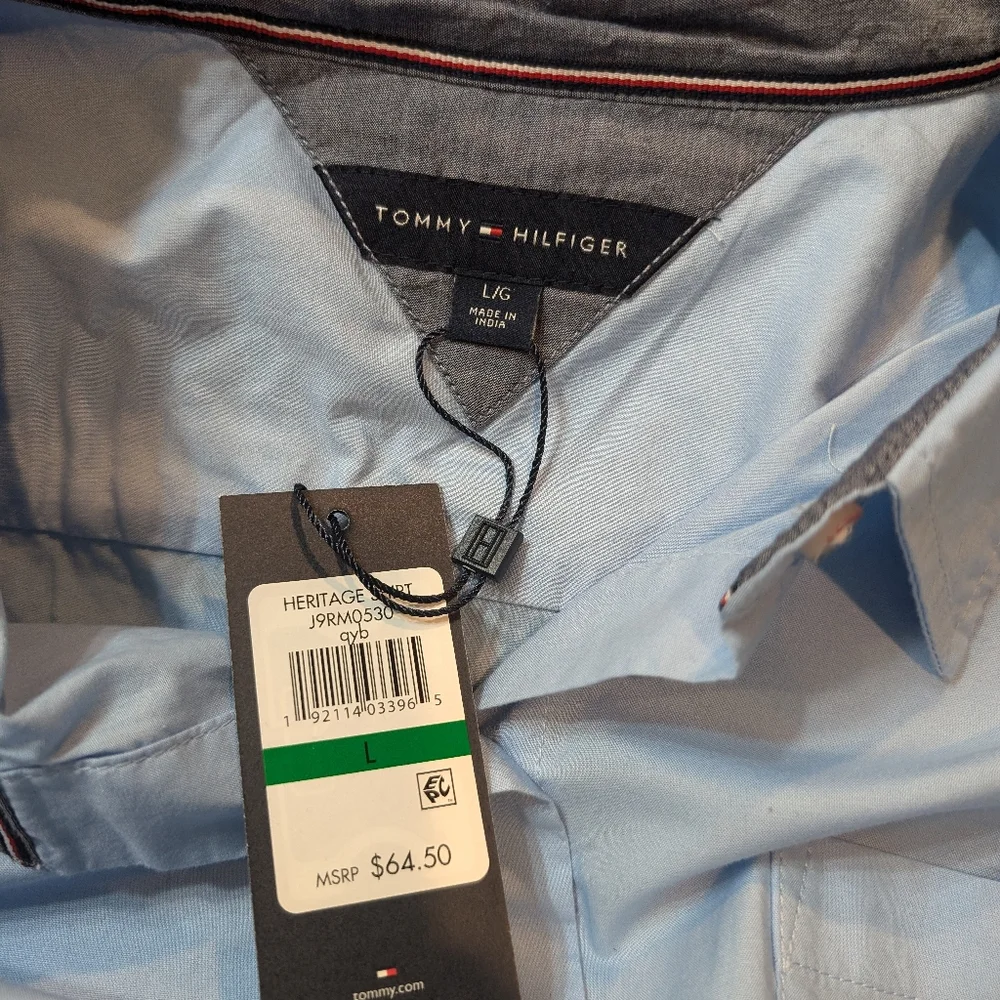 Tommy Hilfiger shirt button down long sleeve Women's BNWT - Picture 14 of 14